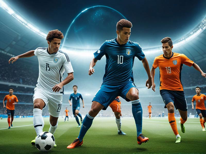 胖虎跳上卡里克背上庆祝，随后和利马拥抱